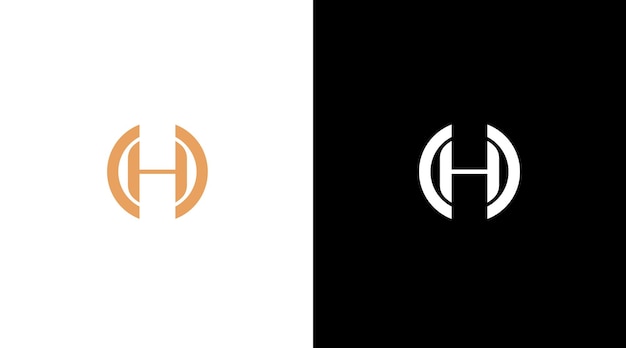 Letter ch logo elegant fashion boutique vector monogram icon style Design template