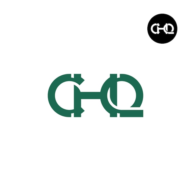 Letter CHQ Monogram Logo Design