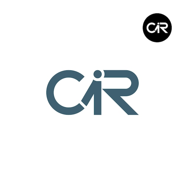 Vector letter cir monogram logo design