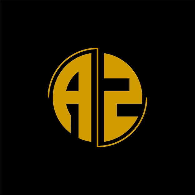 Letter circle logo design 'AZ'