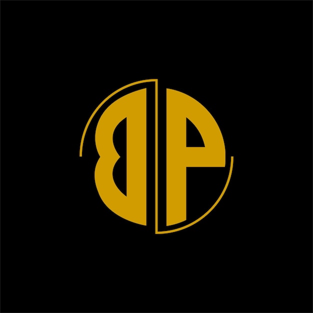 Letter circle logo design 'BP'