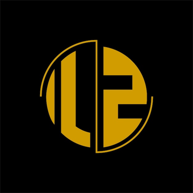 Letter circle logo design 'LZ'