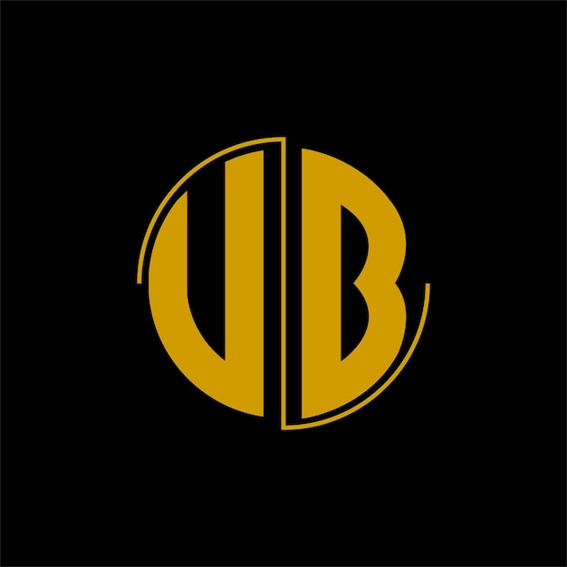 Letter circle logo design 'UB'