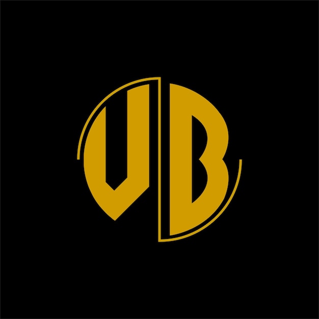 Letter circle logo design 'VB'