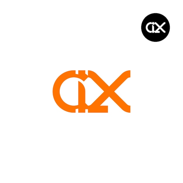 Vettore design del logo della lettera clx monogram