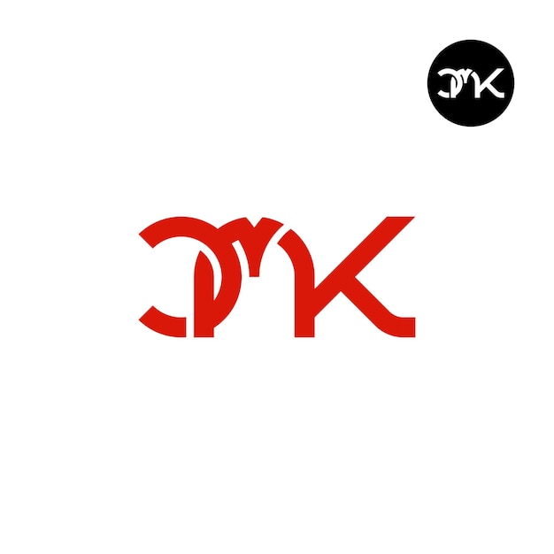 Letter CMK Monogram Logo Ontwerp