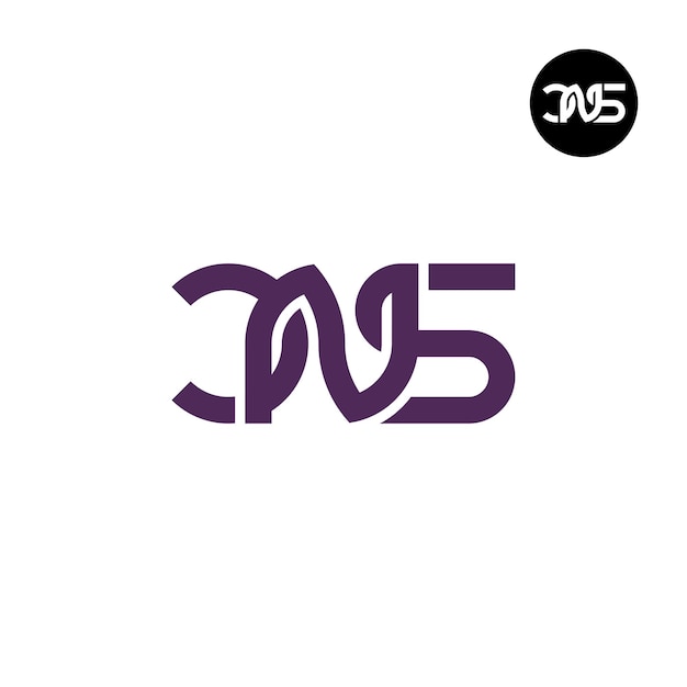 Letter CNS Monogram Logo Design