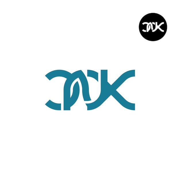 Дизайн логотипа буквы CNX Monogram