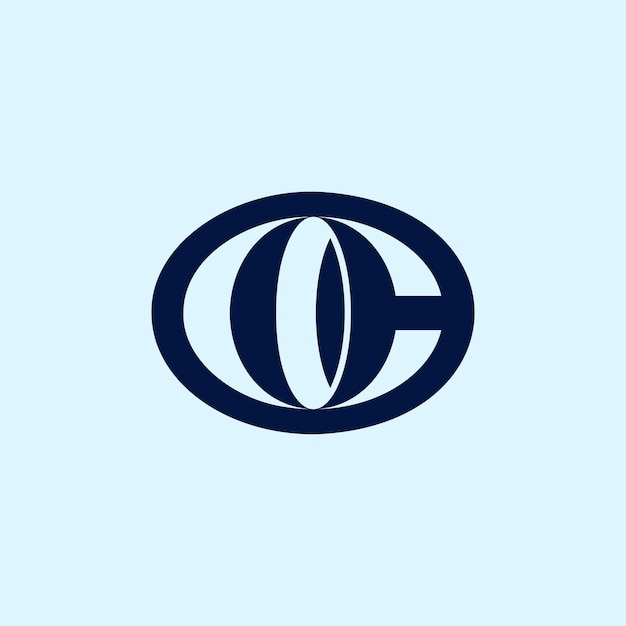 Letter co or oc logo