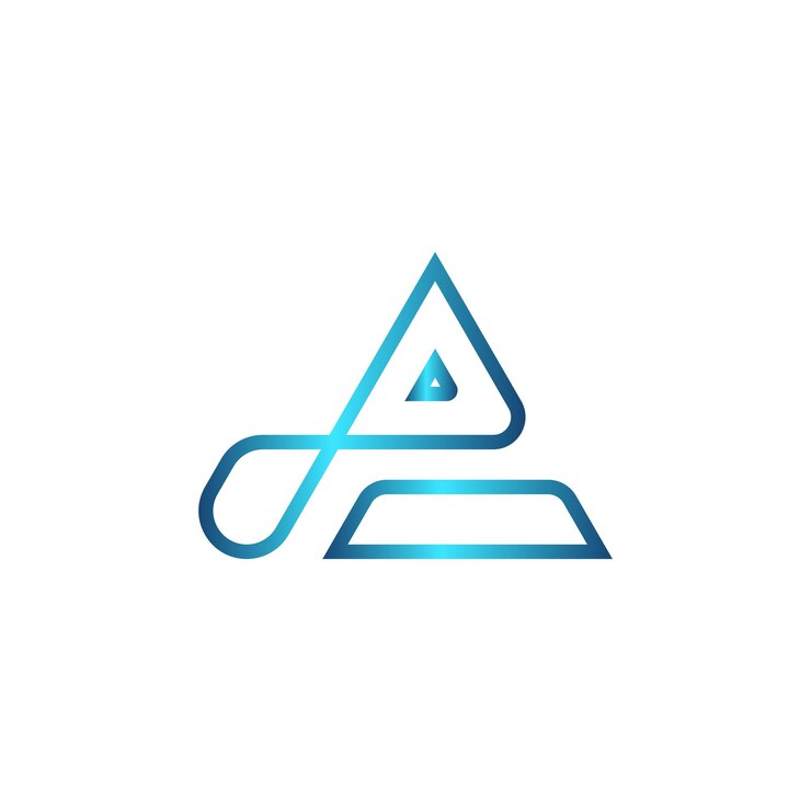 वेक्टर letter a company logo icon sign vector design template