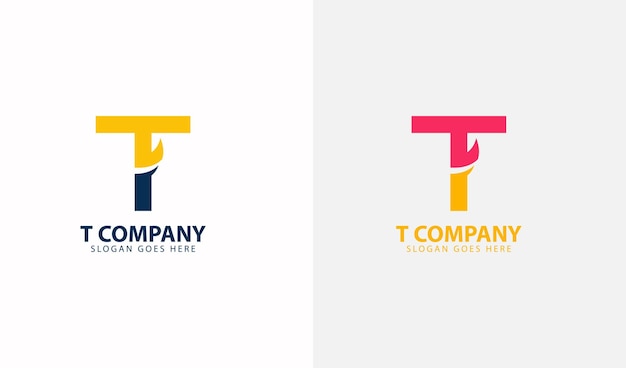 letter a company logo template simple design