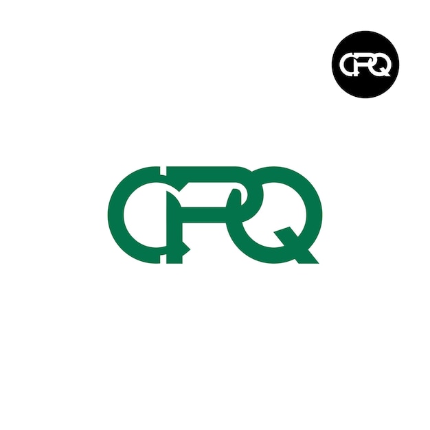 Letter CPQ Monogram Logoontwerp