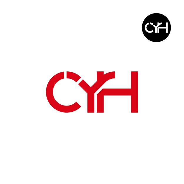 Letter CYH Monogram Logo Design