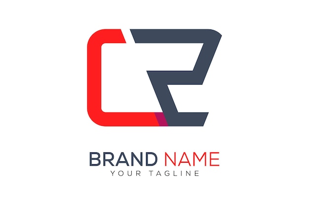 Letter cz logo design template