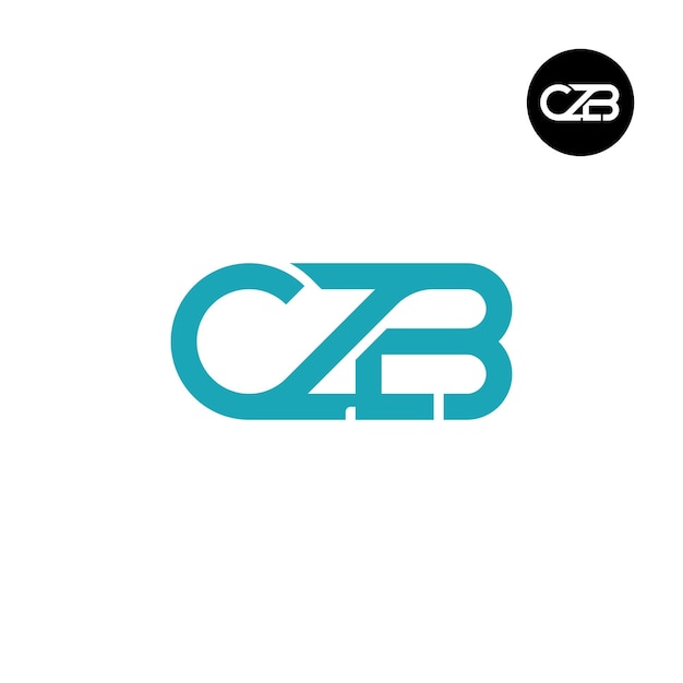 Letter CZB Monogram Logoontwerp