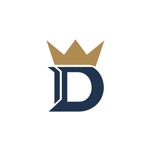 letter D crown logo