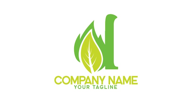 letter d eco friendly logo