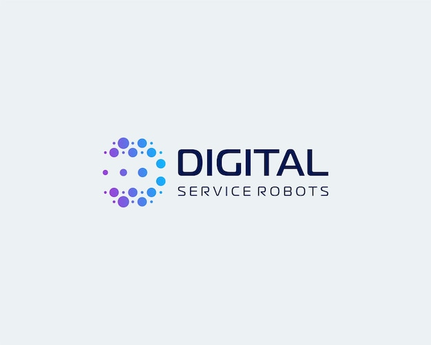 Letter D eenvoudig modern logo