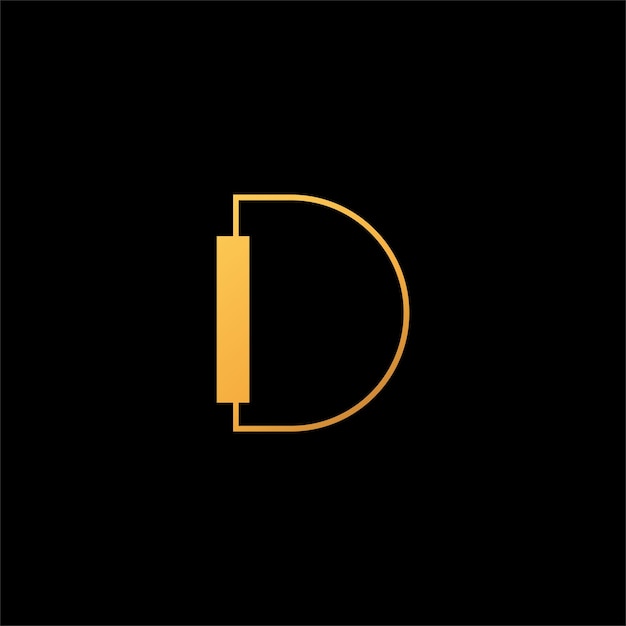 Letter d logo design icon template icon