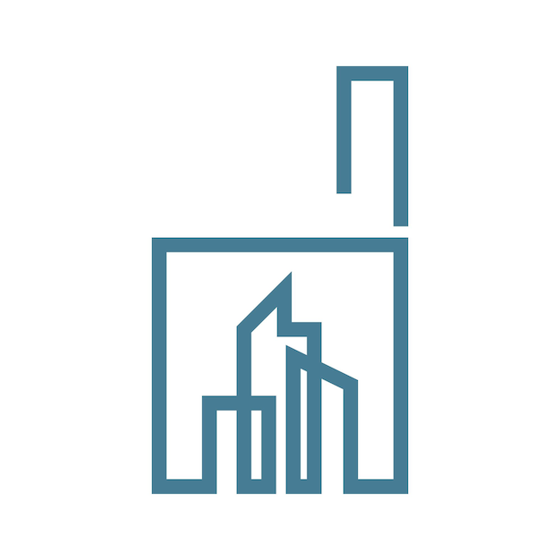 Letter D logo pictogram ontwerpconcept