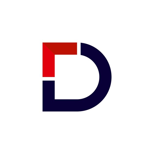 letter d logo template vector illustration
