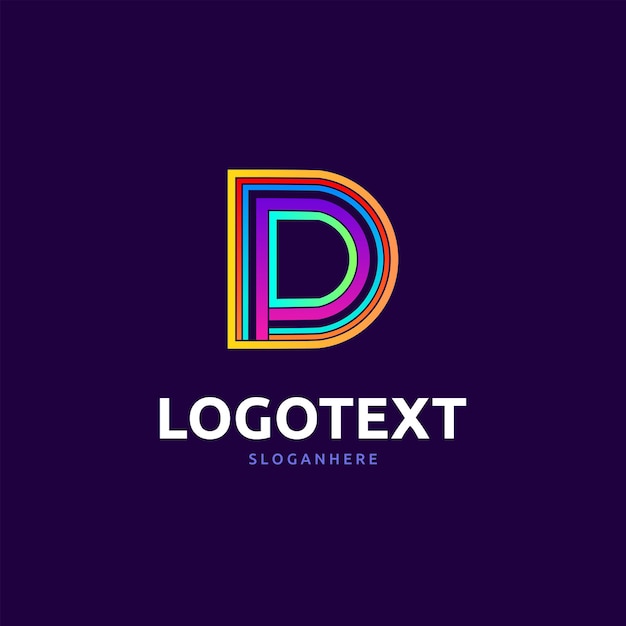 Логотип Letter D