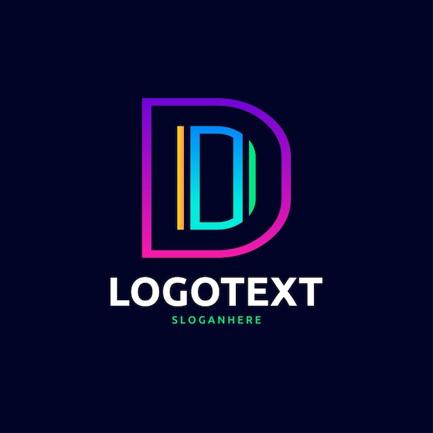 Логотип Letter D