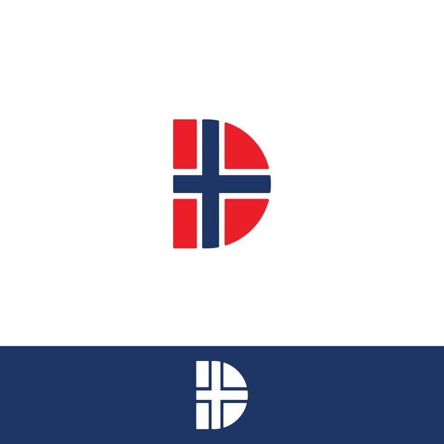 Letter D Norway Logo