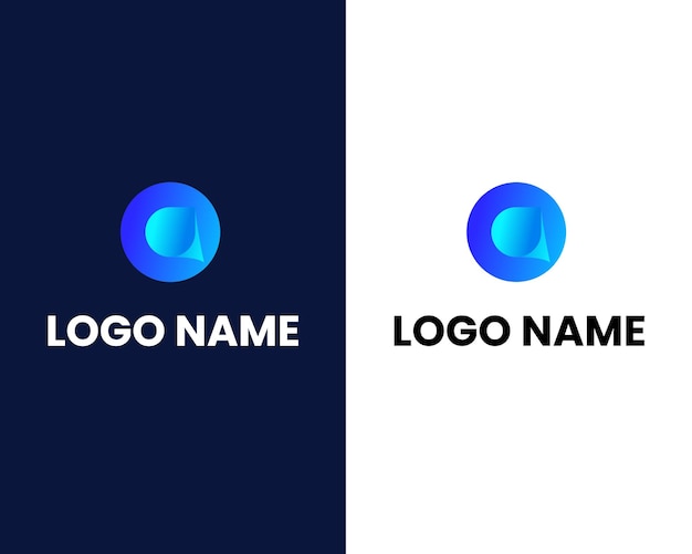 Letter d and o modern logo design template