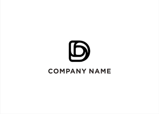 Letter d photography logo