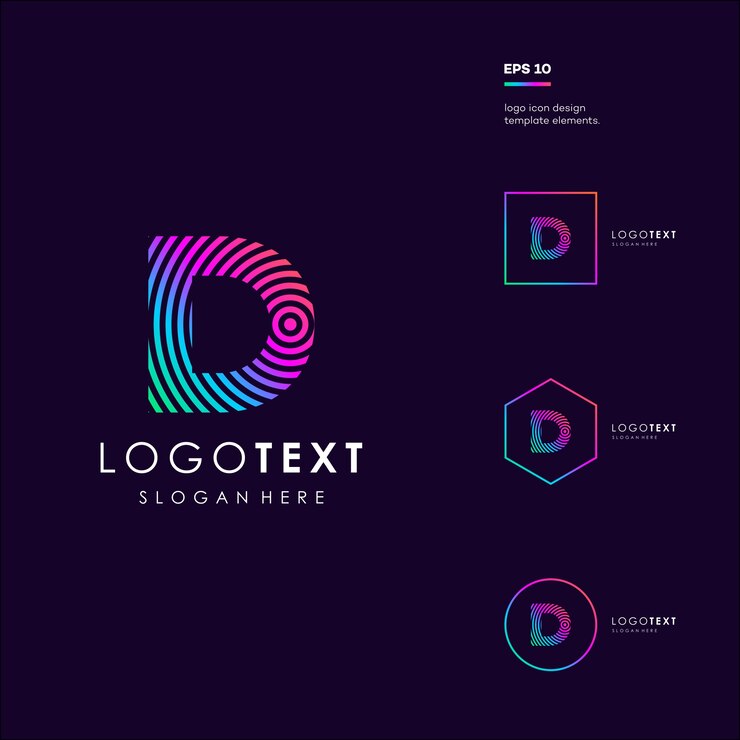Vector letter d 