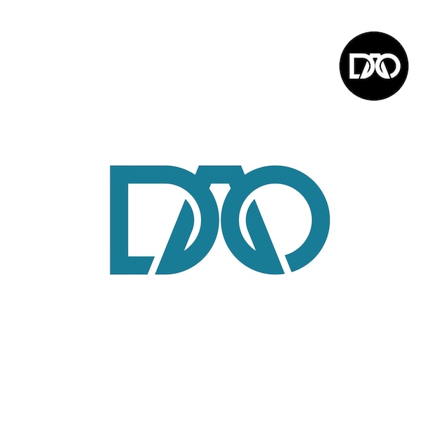 Letter DAO Monogram Logo Design