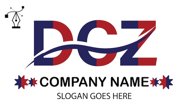 Vector letter dcz logo