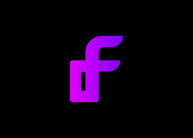 Vector letter df and of logo