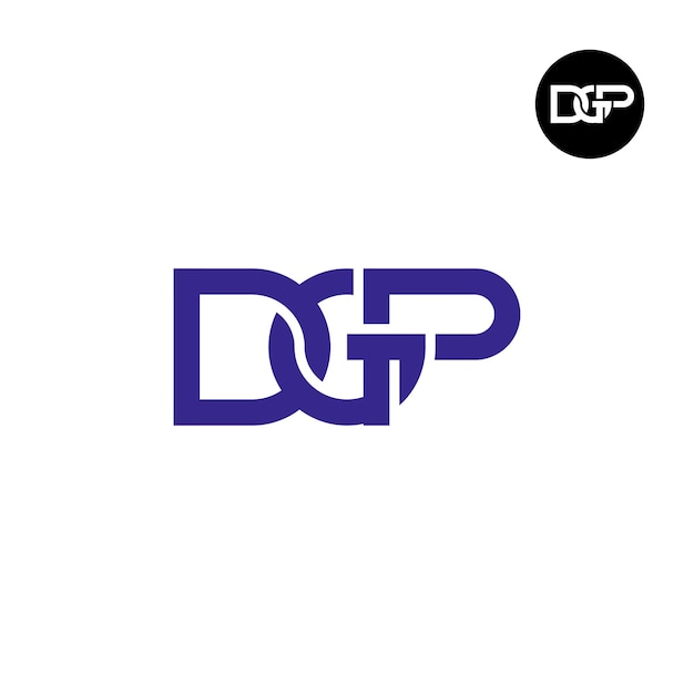 Letter DGP Monogram Logo Design