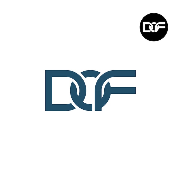 Lettera dof monogramma logo design