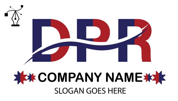 Vector letter dpr-logo