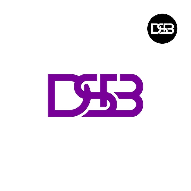 Premium Vector Letter dsb monogram logo design