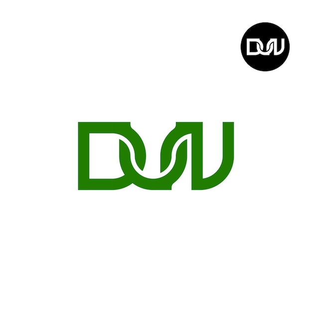 Lettera dun monogramma logo design