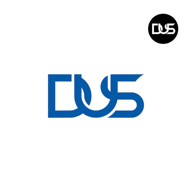 Letter DUS Monogram Logo Design