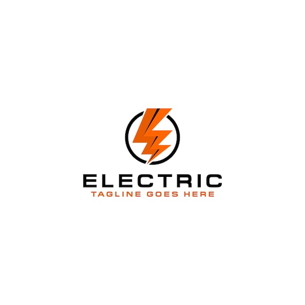 Letter E Flash Electric Logo Bolt Energy Company