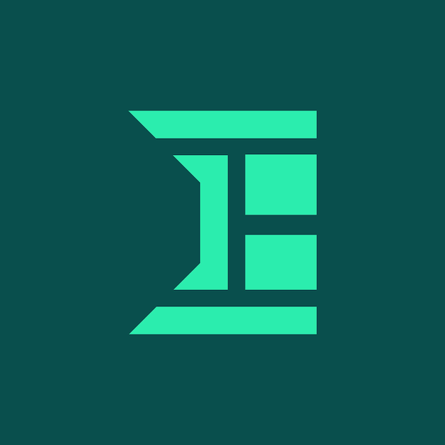 letter e logo icon design element template vector illustration