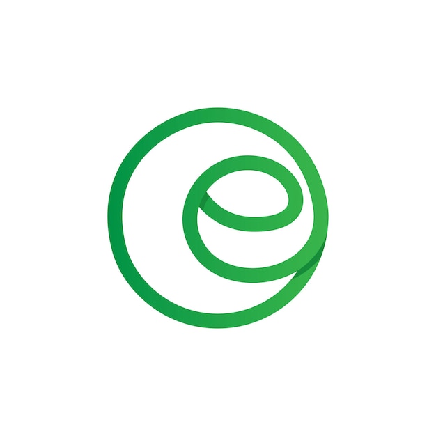 Letter E logo ontwerp sjabloon elementen vectorillustratie