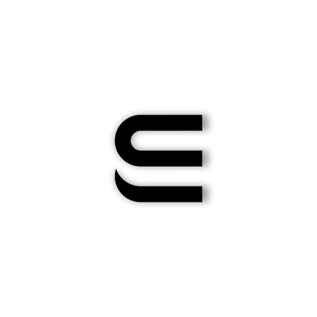 Letter E-logo ontwerp