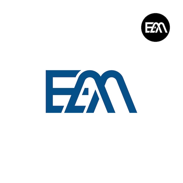 Letter EAA Monogram Logo Design