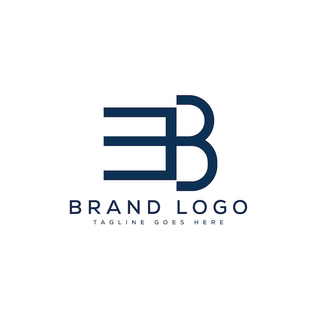 Premium Vector | Letter eb logo design vector template design for brand