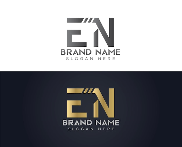 Буква EN или логотип типографии EN