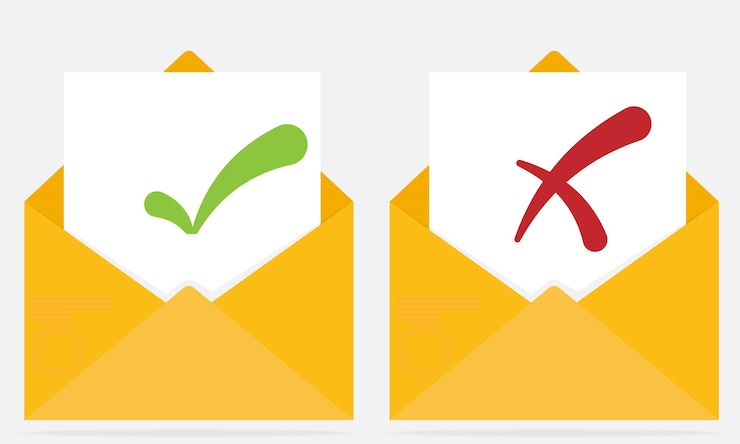 Vector letter envelope