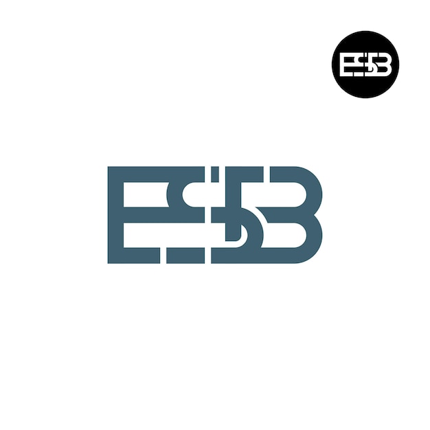 Letter ESB Monogram Logo Design