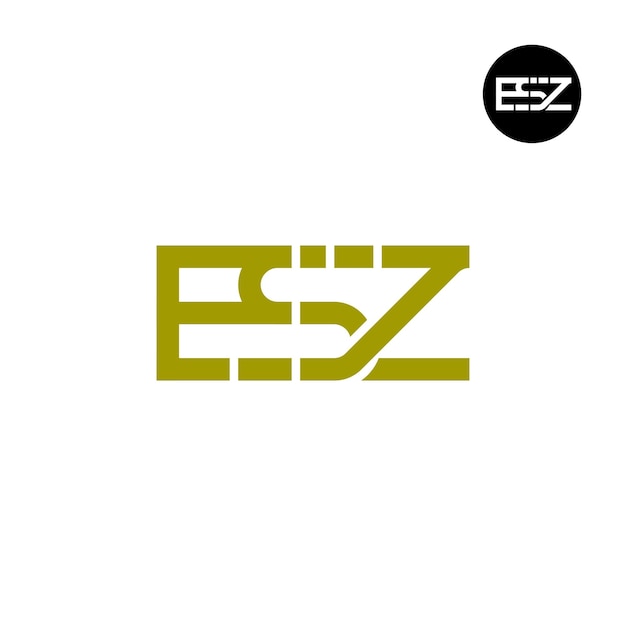 Letter ESZ Monogram Logo Design